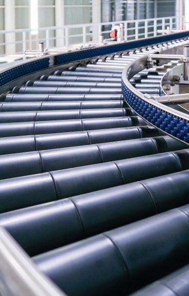 ROLLERS, IDLERS AND CONVEYOR BELTS
